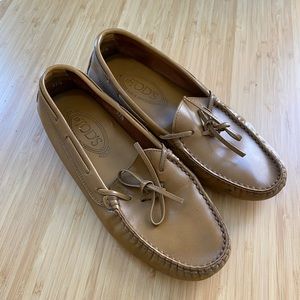 Tods driving moccasins size 37.5